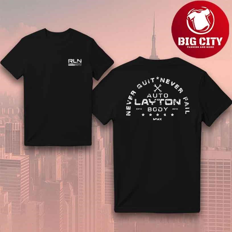 Robby Layton Black NQNF Richardson Two Sided - Adult & Kids T-Shirts, Sweatshirts & Hoodies apparel design preview 1
