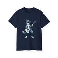 Rock Cat Playing Guitar Vintage Retro Funny Lovers - Adult & Kids T-Shirts, Sweatshirts & Hoodies apparel design preview 1