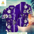 Colorado Rockies Floral Burst Hawaiian Vibrant Purple - Adult & Kids T-Shirts, Sweatshirts & Hoodies apparel design preview 1
