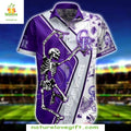 MLB Hawaiian Rockies Purple Skeleton Dance Tropical - Adult & Kids T-Shirts, Sweatshirts & Hoodies apparel design preview 1