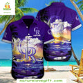 Colorado Rockies Hawaiian Custom Sunset Serenade - Adult & Kids T-Shirts, Sweatshirts & Hoodies apparel design preview 1