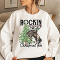 Rocking Around Tree Retro Western Cowboy Yee Haw - Adult & Kids T-Shirts, Sweatshirts & Hoodies apparel design preview 1