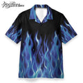 Rod Blue Flame Bowling Hawaiian - Adult & Kids T-Shirts, Sweatshirts & Hoodies apparel design preview 1