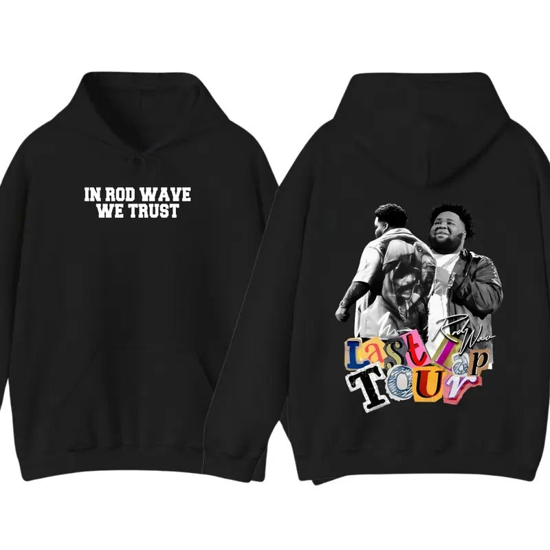 Rod Wave Last Lap Tour 2024 - Adult & Kids T-Shirts, Sweatshirts & Hoodies apparel design preview 1