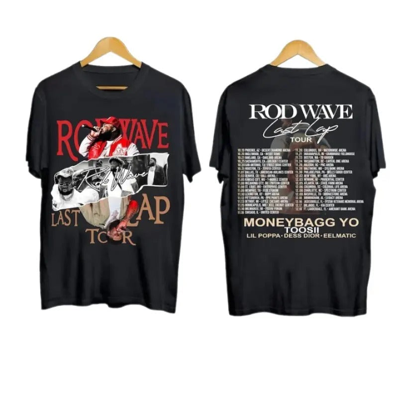 Rod Wave Last Lap Tour Concert Hip Hop Music Fan - Adult & Kids T-Shirts, Sweatshirts & Hoodies apparel design preview 1