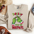 Rollin Holidays Some Spirit G.R.Ii.Ch.Mas Sale Retro - Adult & Kids T-Shirts, Sweatshirts & Hoodies apparel design preview 1