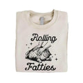 Rolling Fatties Cat Funny Lovers Unhinged Weed Lover - Adult & Kids T-Shirts, Sweatshirts & Hoodies apparel design preview 1