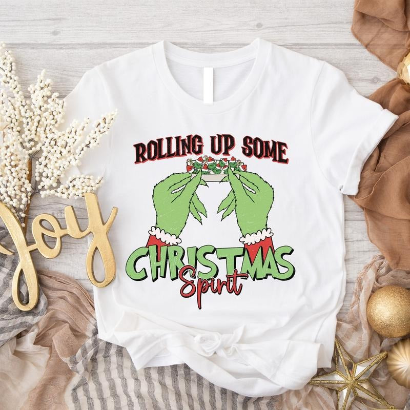Rolling Up Some Spirit Funny Retro Short Sleeve - Adult & Kids T-Shirts, Sweatshirts & Hoodies apparel design preview 1