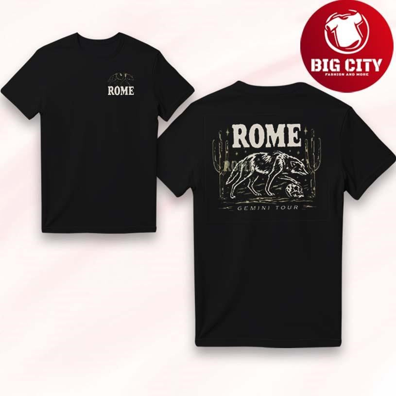 Rome Coyote Tour 2026 Two Sided - Adult & Kids T-Shirts, Sweatshirts & Hoodies apparel design preview 1