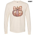 Rose Gold Jeweled Pumpkin Comfort Colors 'NLB' - Adult & Kids T-Shirts, Sweatshirts & Hoodies apparel design preview 1