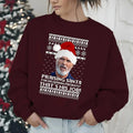 Roy Keane Manchester Printed Jumper Praising Santa - Adult & Kids T-Shirts, Sweatshirts & Hoodies apparel design preview 1