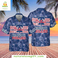 MLB Phillies Hawaiian Royal Blue Philadelphia - Adult & Kids T-Shirts, Sweatshirts & Hoodies apparel design preview 1