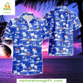 MLB Cubs Hawaiian Royal Blue Tropics Aloha Baseball - Adult & Kids T-Shirts, Sweatshirts & Hoodies apparel design preview 1