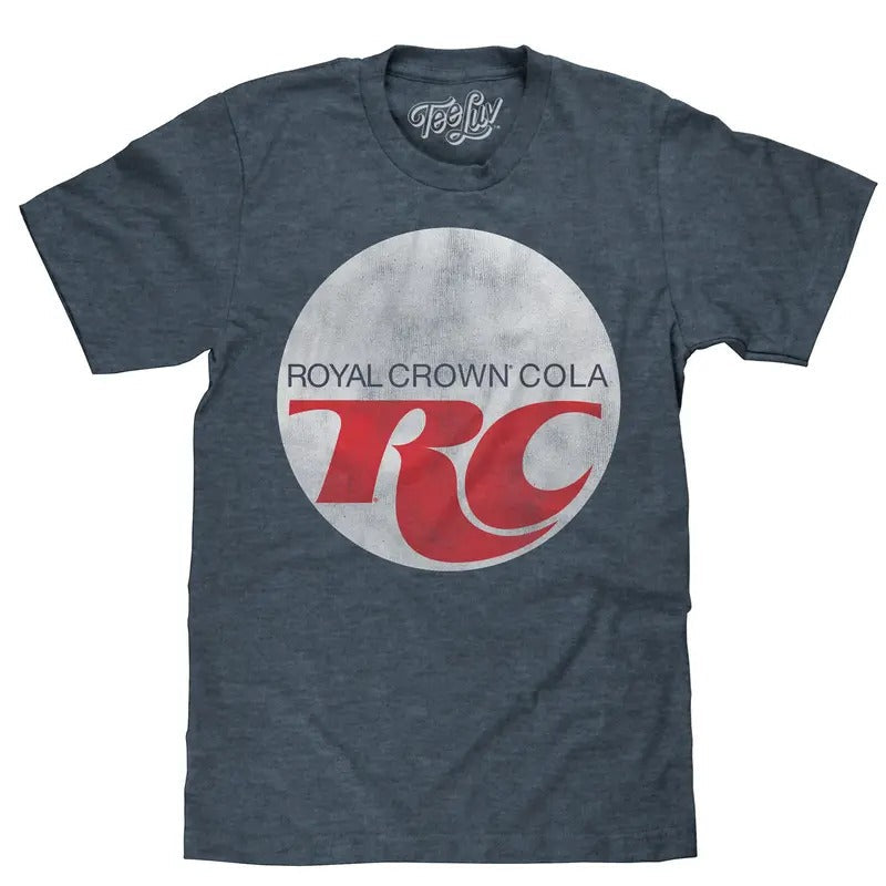 Royal Crown Cola Logo Indigo - Adult & Kids T-Shirts, Sweatshirts & Hoodies apparel design preview 1