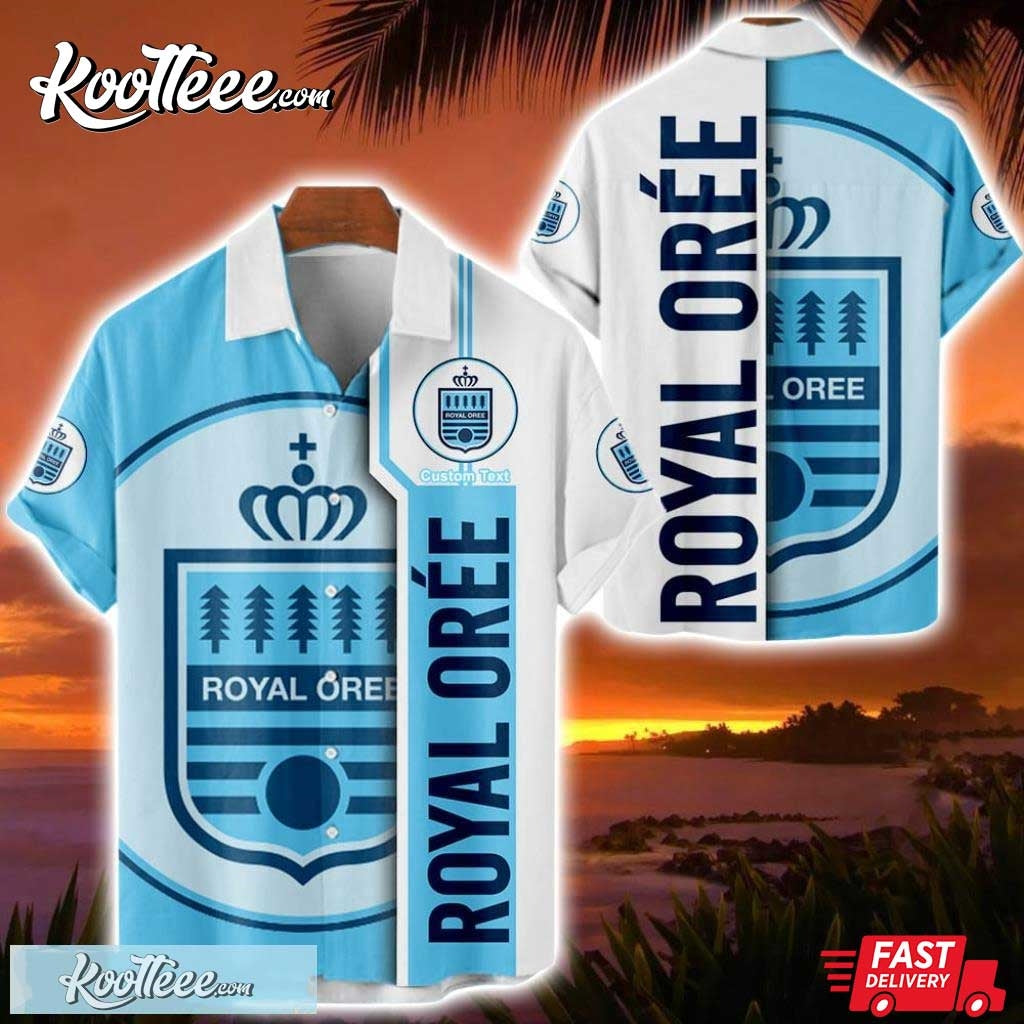 Royal Oree Hockey Custom Name Hawaiian - Adult & Kids T-Shirts, Sweatshirts & Hoodies apparel design preview 1