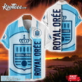Royal Oree Hockey Custom Name Hawaiian - Adult & Kids T-Shirts, Sweatshirts & Hoodies apparel design preview 1
