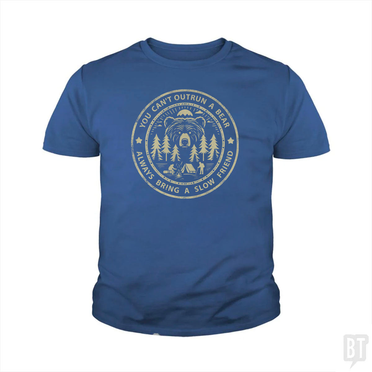 You Can't Outrun A Bear - Adult & Kids T-Shirts, Sweatshirts & Hoodies apparel design preview 1
