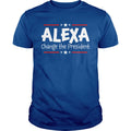 Alexa Change The President - Adult & Kids T-Shirts, Sweatshirts & Hoodies apparel design preview 1