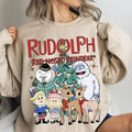 Rudolph Red Nosed Reindeer Xmas Vintage Movie - Adult & Kids T-Shirts, Sweatshirts & Hoodies apparel design preview 1