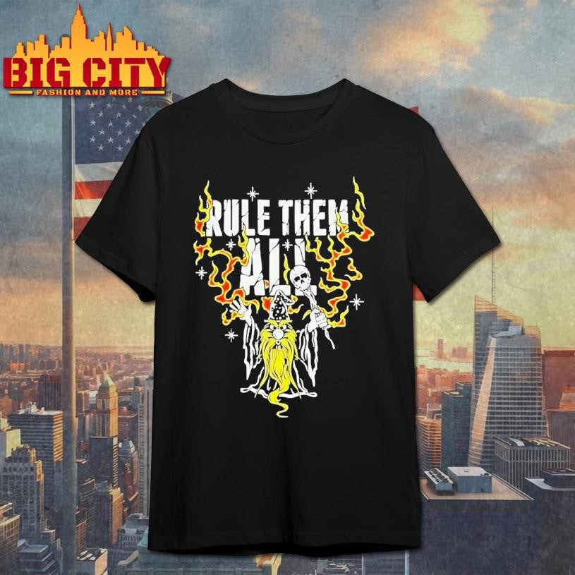 Rule Them All Wizard Flames - Adult & Kids T-Shirts, Sweatshirts & Hoodies apparel design preview 1