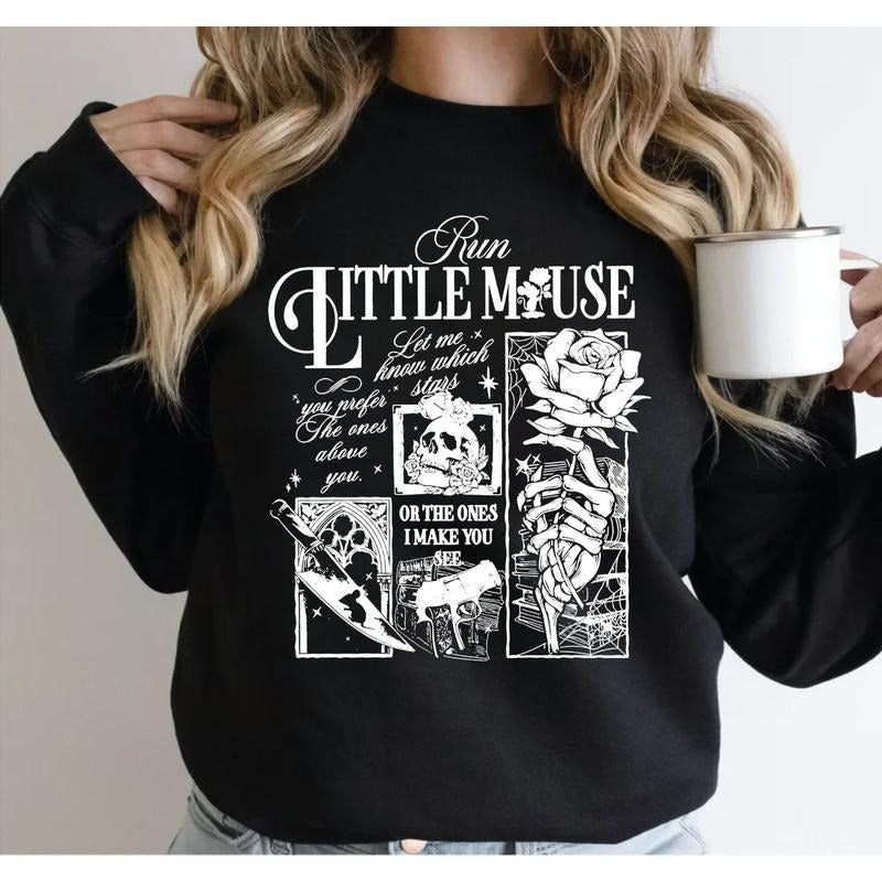 Run Little Mouse Zade Book Dark Romance Lover Bookish - Adult & Kids T-Shirts, Sweatshirts & Hoodies apparel design preview 1