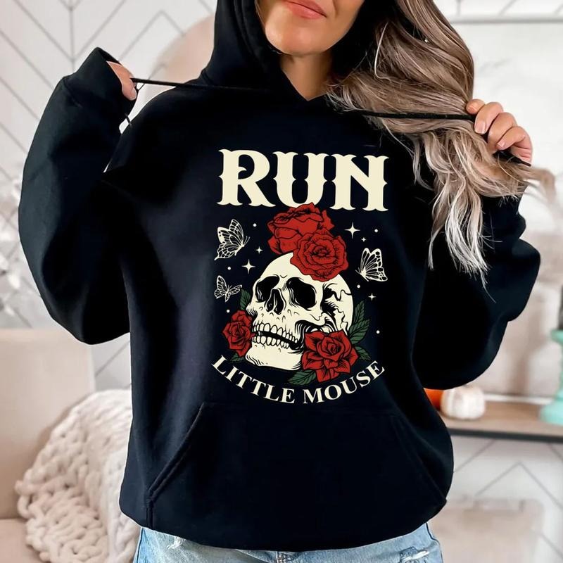 Run Little Mouse Haunting Adeline Dark Romance Smut - Adult & Kids T-Shirts, Sweatshirts & Hoodies apparel design preview 1