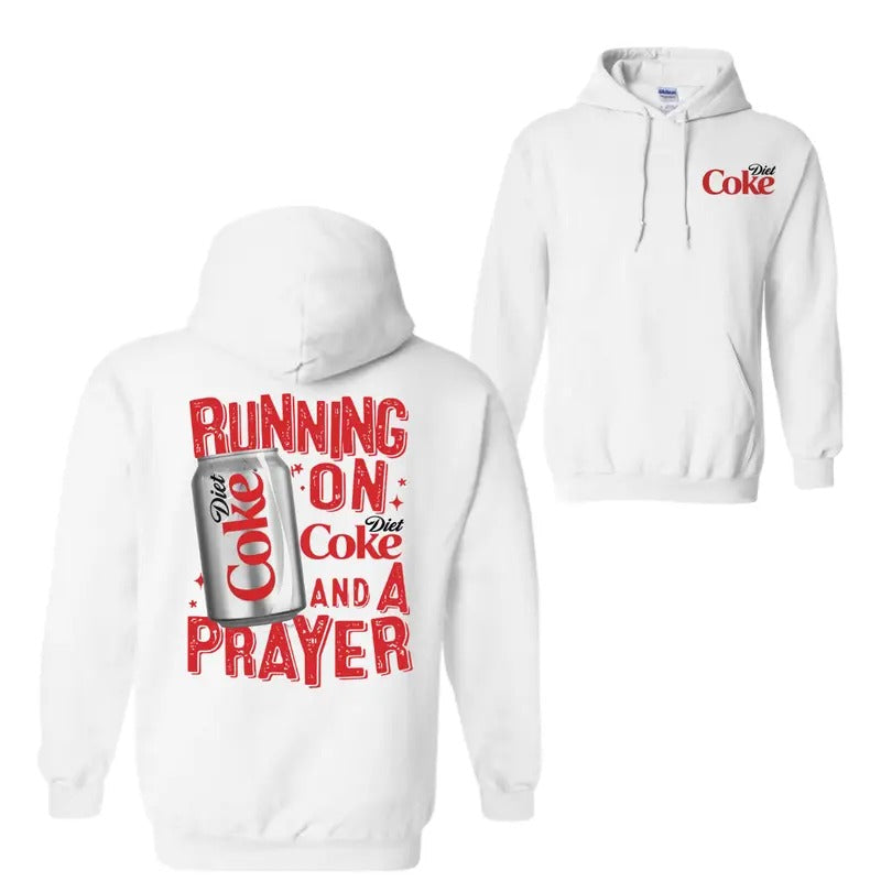 Running Diet Coke Prayer - Adult & Kids T-Shirts, Sweatshirts & Hoodies apparel design preview 1