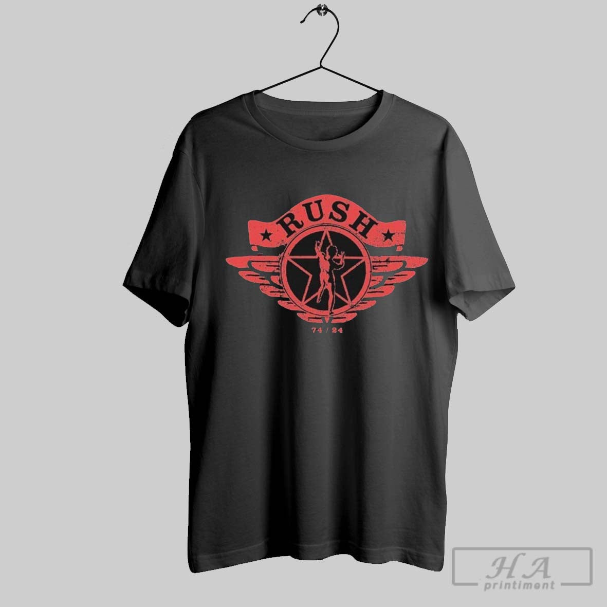 Rush Wings 1974 2024 - Adult & Kids T-Shirts, Sweatshirts & Hoodies apparel design preview 1