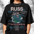 Russ Was You All Along Tour 2024 - Adult & Kids T-Shirts, Sweatshirts & Hoodies apparel design preview 1