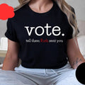 Ruth Bader Ginsburg Vote Tell Them Sent You Rights - Adult & Kids T-Shirts, Sweatshirts & Hoodies apparel design preview 1