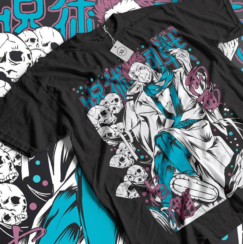 Ryomen Sukuna Jujutsu Kaisen Fushiguro Toji S 4XL - Adult & Kids T-Shirts, Sweatshirts & Hoodies apparel design preview 1