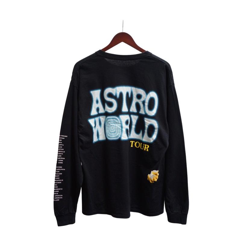 Travis Scott Astroworld Tour Wish You Were Here L S - Adult & Kids T-Shirts, Sweatshirts & Hoodies apparel design preview 1