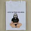 SAD GHOSTFACE Funny Halloween - Adult & Kids T-Shirts, Sweatshirts & Hoodies apparel design preview 1