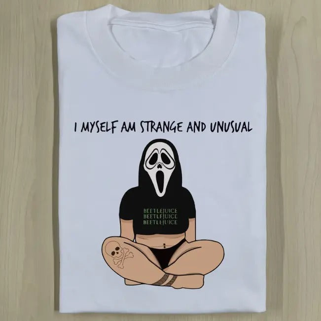 SAD GHOSTFACE Funny Halloween - Adult & Kids T-Shirts, Sweatshirts & Hoodies apparel design preview 1