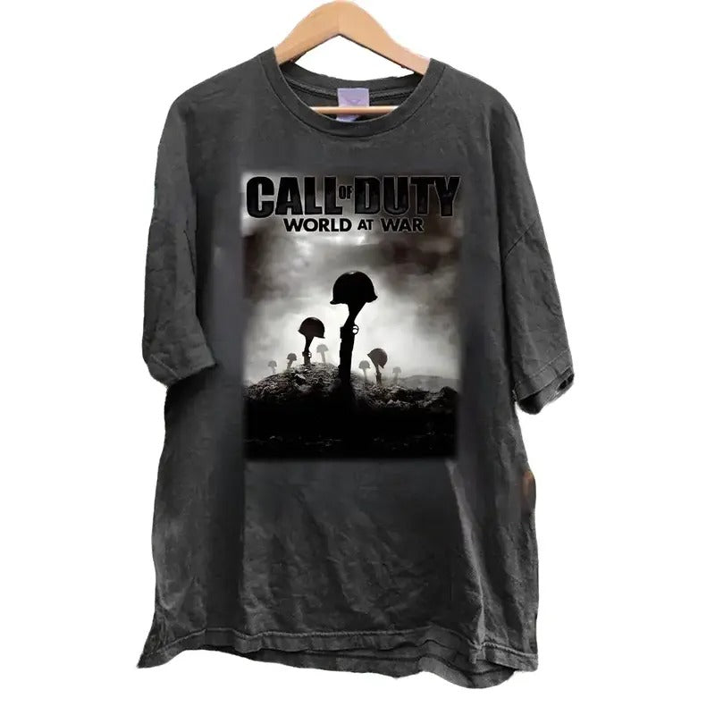 SALE Call Duty World War Promo Cotton Menswear Top - Adult & Kids T-Shirts, Sweatshirts & Hoodies apparel design preview 1