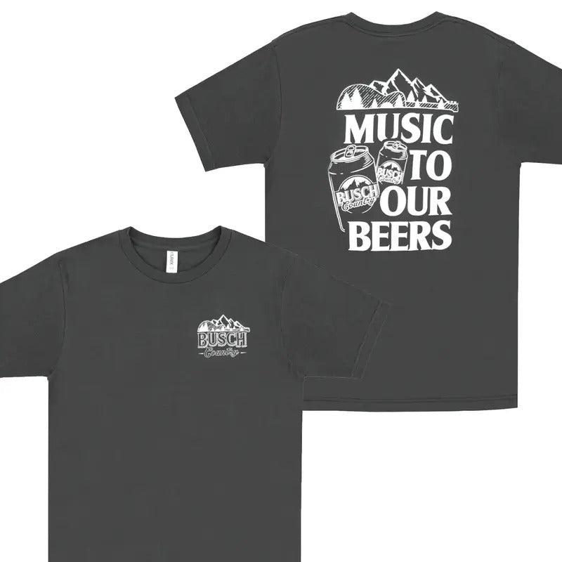 [SALE UP 45%] Busch Light Music Our Beers Vintage - Adult & Kids T-Shirts, Sweatshirts & Hoodies apparel design preview 1
