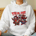 [SALE UP 60%] Red White Feral Funny Raccoon USA Flag - Adult & Kids T-Shirts, Sweatshirts & Hoodies apparel design preview 1