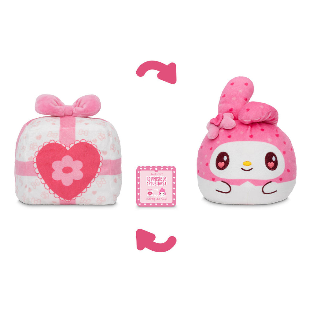 Valentine Present My Melody 4" Reversible Plushie - Adult & Kids T-Shirts, Sweatshirts & Hoodies apparel design preview 1
