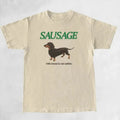 SAUSAGE WIENER DOG Funny Cute Vintage 2000s Tops Fot - Adult & Kids T-Shirts, Sweatshirts & Hoodies apparel design preview 1