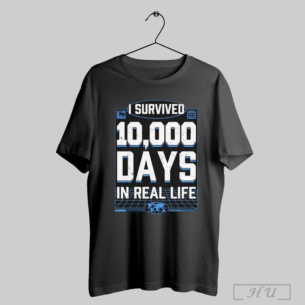 Sb737 I Survived 10000 Days In Real Life - Adult & Kids T-Shirts, Sweatshirts & Hoodies apparel design preview 1