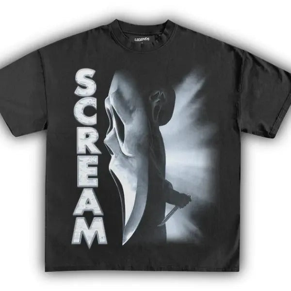 SCREAM GHOSTFACE Breathable Soft Cotton Casual Round - Adult & Kids T-Shirts, Sweatshirts & Hoodies apparel design preview 1