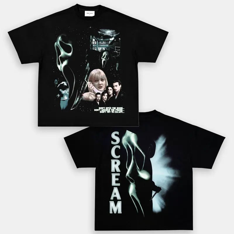 SCREAM Trending Movie Vintage 90s Fans Him Her - Adult & Kids T-Shirts, Sweatshirts & Hoodies apparel design preview 1