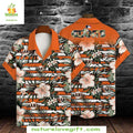 SF Giants Hawaiian Orange Hibiscus Striped Tropical - Adult & Kids T-Shirts, Sweatshirts & Hoodies apparel design preview 1