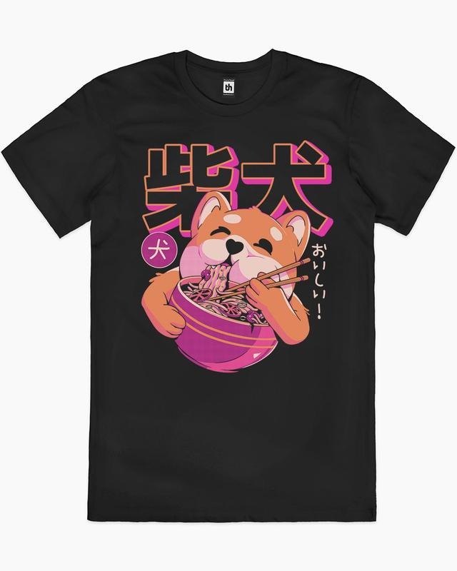 SHIBA NOODLES Summer Cotton Menswear S 3XL Soft Top - Adult & Kids T-Shirts, Sweatshirts & Hoodies apparel design preview 1