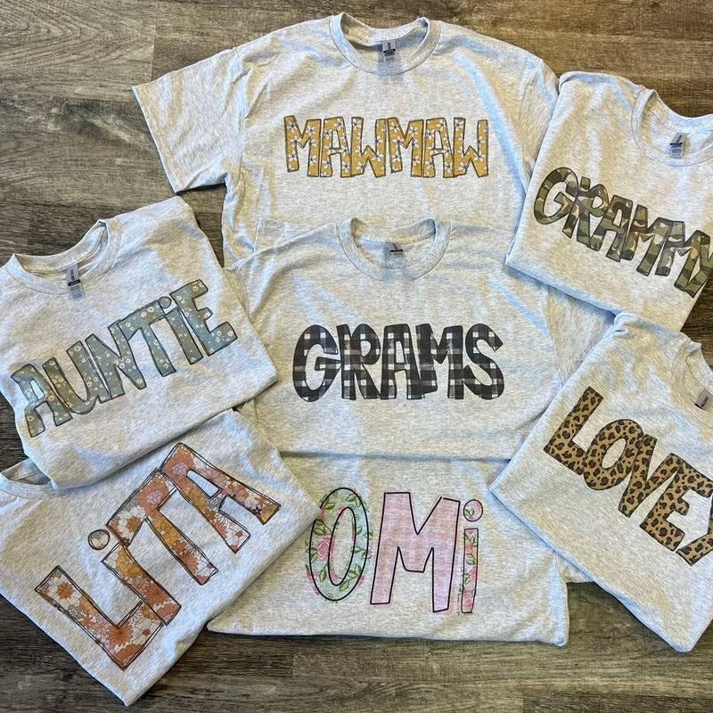 SHORT SLEEVE Custom Name - Adult & Kids T-Shirts, Sweatshirts & Hoodies apparel design preview 1