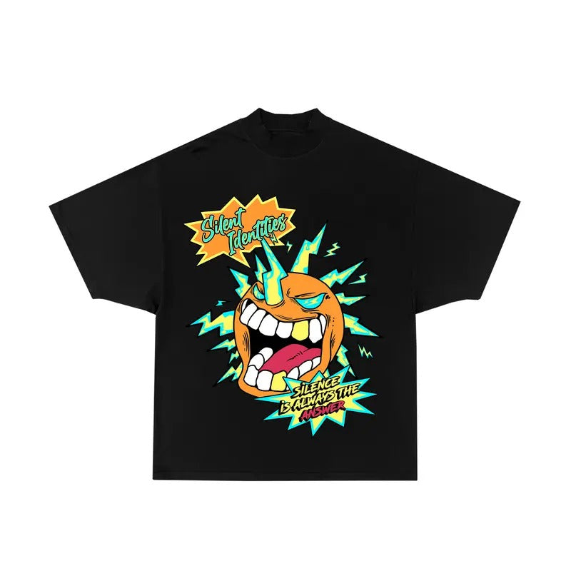 \SILENCE IS ALWAYS ANSWER\ S 4XL Silent Identitiez - Adult & Kids T-Shirts, Sweatshirts & Hoodies apparel design preview 1