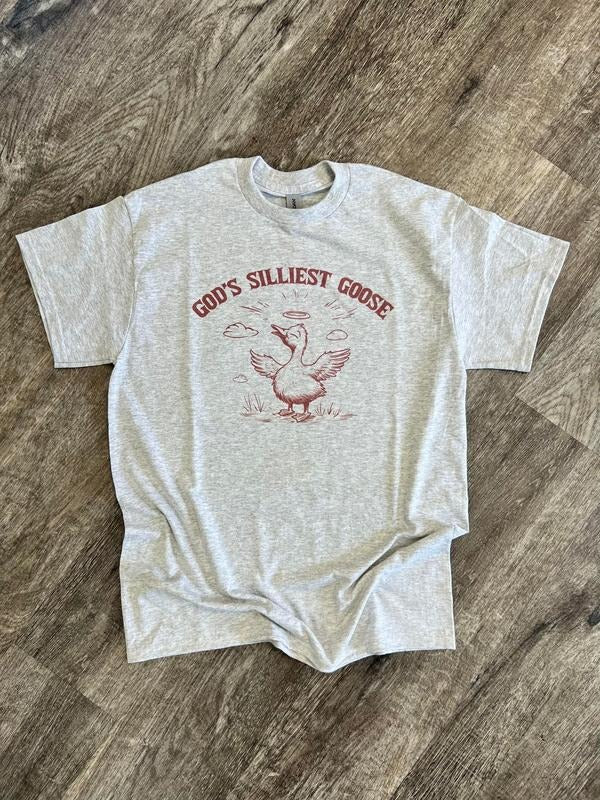 SINGLE Gods Silliest Goose Funny Summer - Adult & Kids T-Shirts, Sweatshirts & Hoodies apparel design preview 1