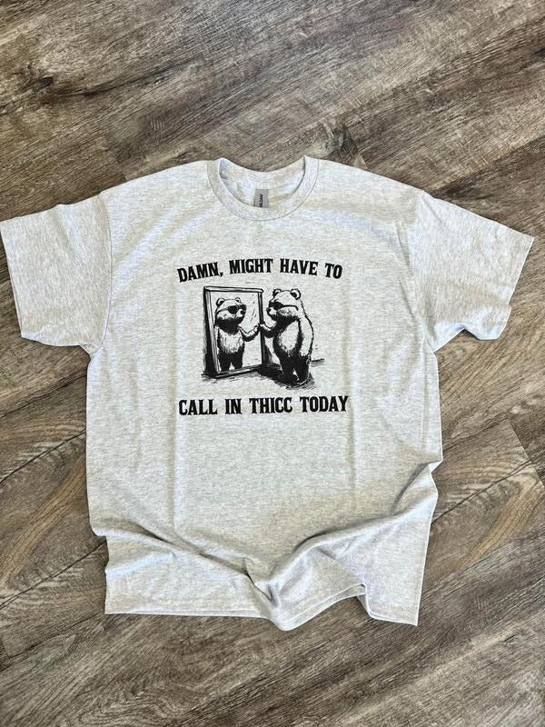 SINGLE Might Call Thicc Funny Summer - Adult & Kids T-Shirts, Sweatshirts & Hoodies apparel design preview 1