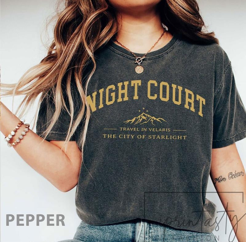 SJM Original Night Court Acotar Velaris City - Adult & Kids T-Shirts, Sweatshirts & Hoodies apparel design preview 1