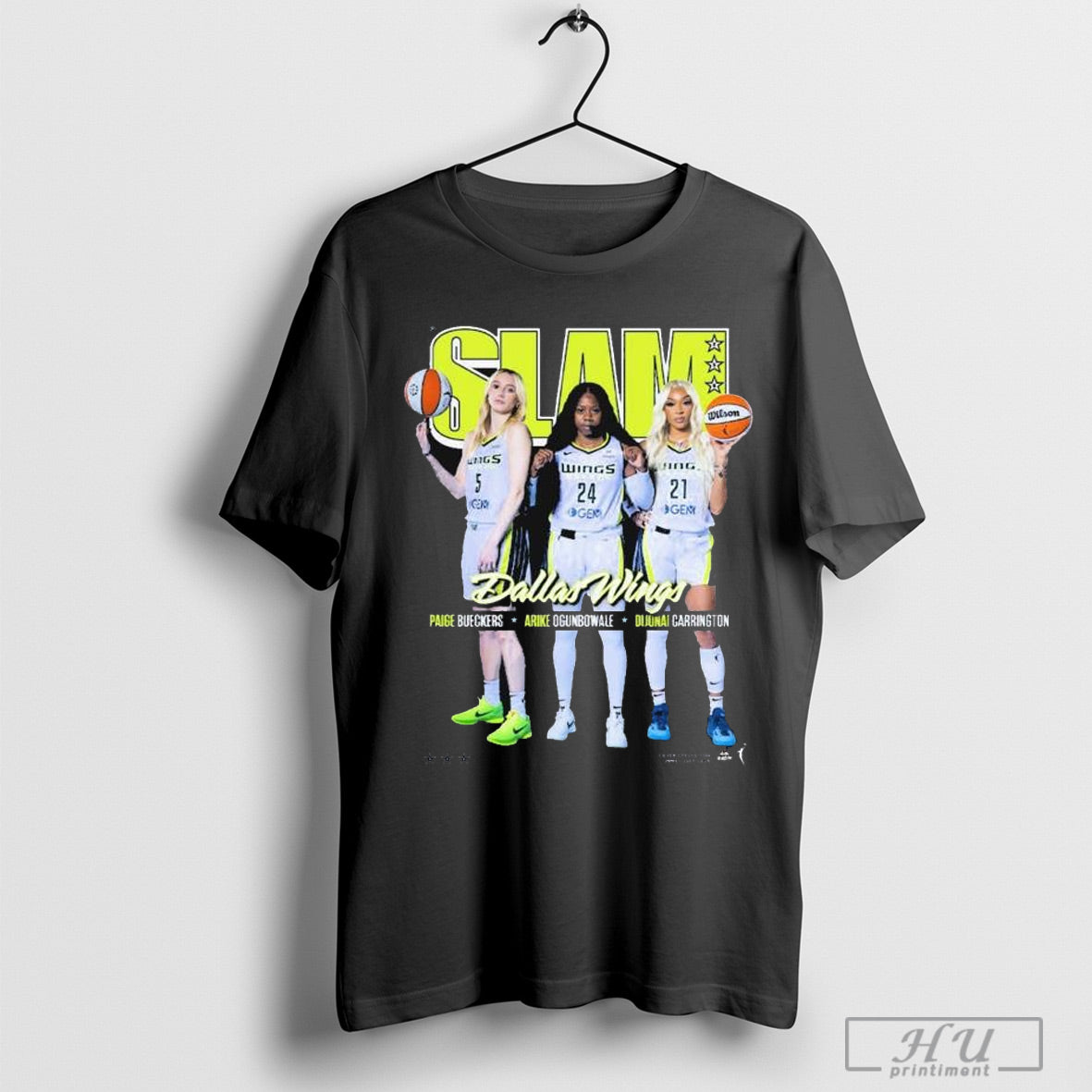 Slam 256 Dallas Wings 2025 Paige Bueckers Arike - Adult & Kids T-Shirts, Sweatshirts & Hoodies apparel design preview 1